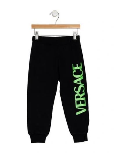 Pre-owned Versace Babies' Boys'  Cotton Sweatpants In Black