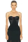 Versace Bra Top In Black