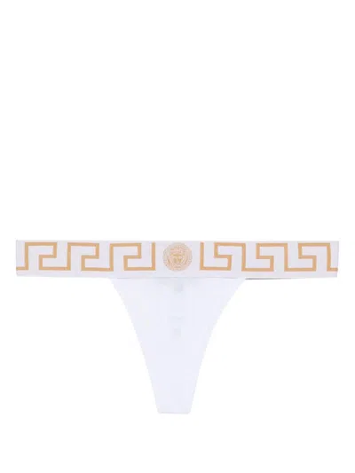 VERSACE VERSACE BRA WITH ELASTIC BAND FEATURING THE GRECA MOTIF
