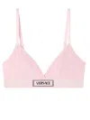 Versace Bra With Logo Embroidery