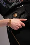 Versace Bracelet With Detail In Gold