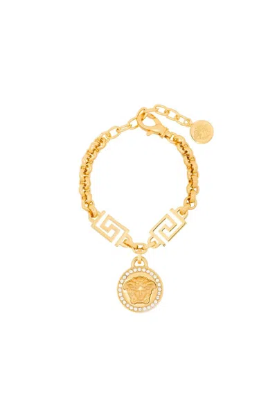 Versace Braceletmetal+strass In Gold