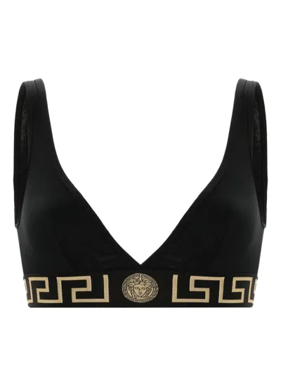 VERSACE VERSACE BRALETTE WITH GRECA BORDER