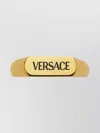 Versace Brand Logo Ring Polished Finish