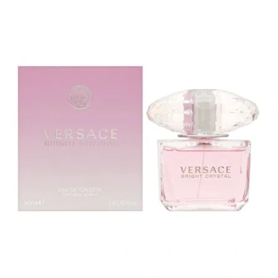 Versace Bright Crystal Eau De Toilette Spray 3.0 oz For Women In Pink