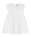 Versace Broderie Anglaise Dress In White