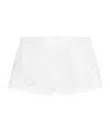 Versace Sangallo-embroidered Boxer Shorts In White