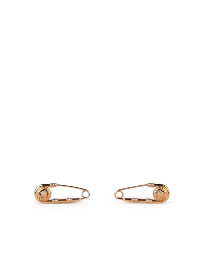 Versace Spilla' Gold Brass Earrings