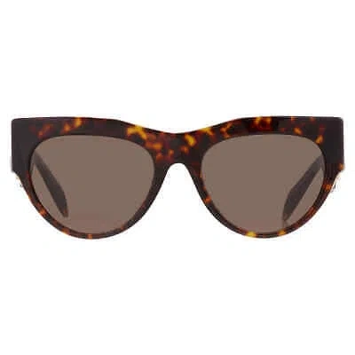 Pre-owned Versace Brown Cat Eye Ladies Sunglasses Ve4440u 108/3 56 Ve4440u 108/3 56