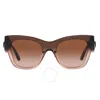 Versace Brown Gradient Cat Eye Ladies Sunglasses Ve4415u 533213 52 In Brown
