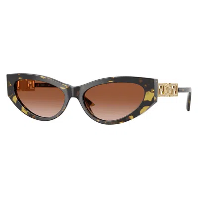 Versace Brown Gradient Cat Eye Ladies Sunglasses Ve4470b 547013 56