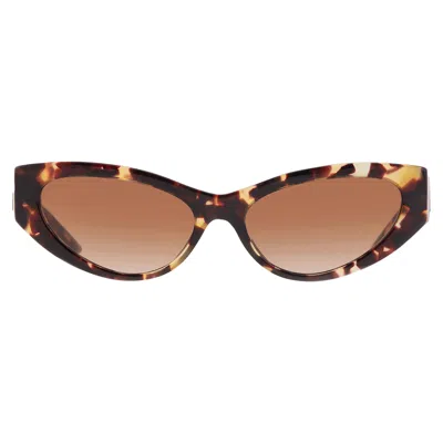 Versace Brown Gradient Cat Eye Ladies Sunglasses Ve4470b 547013 56
