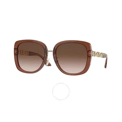 Versace Brown Gradient Square Ladies Sunglasses Ve4407d 532413 56