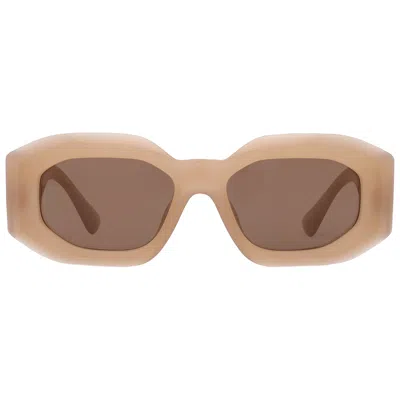 Versace Brown Irregular Men's Sunglasses Ve4425u 546773 53