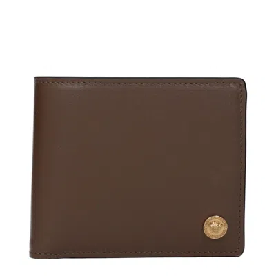 Versace Brown Leather Wallet
