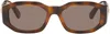 Versace Brown Medusa Biggie Sunglasses In 521773 Havana