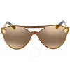 Versace Brown Mirror Gold Pilot Sunglasses Ve2161 1002f9 42