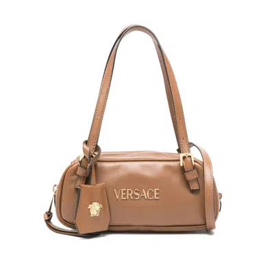 Versace Brown Tote Bags