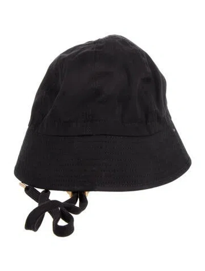 Pre-owned Versace Bucket Hat In Black