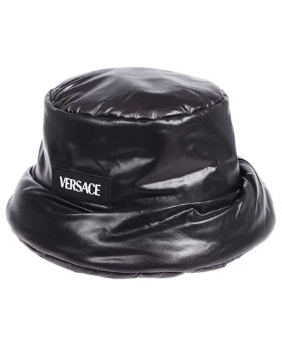 Versace Bucket Hat In Black