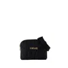 Versace Bum Belt Bag - Nylon - Black In Black