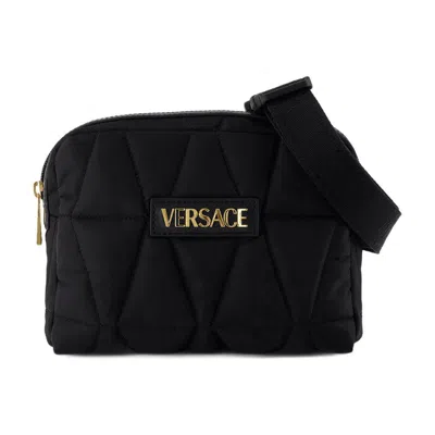 Versace Bum Belt Bag In Black