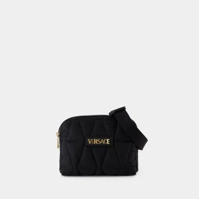 Versace Bum Belt Bag In Black
