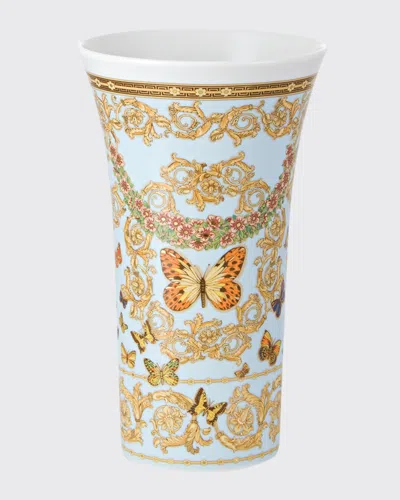 VERSACE BUTTERFLY GARDEN 10.25" VASE