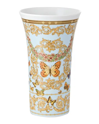 VERSACE BUTTERFLY GARDEN 10.25" VASE