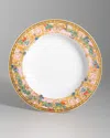 Versace Rosenthal Meets  Butterfly Garden Rim Soup Bowl In Assorted