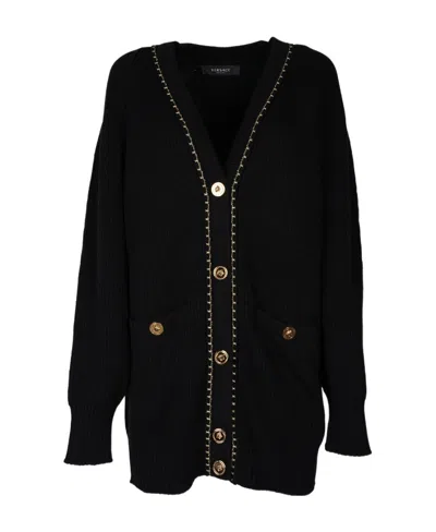 VERSACE VERSACE RELAXED FITTING CARDIGAN