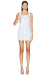 VERSACE BUTTON FRONT MINI DRESS