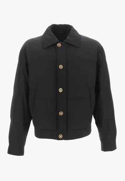 VERSACE BUTTON-UP DOWN JACKET