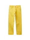 Versace Buttoned Jeans In Yellow