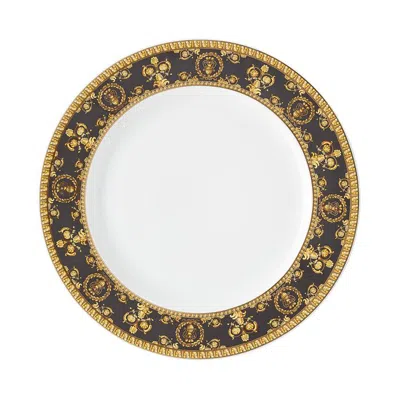 Versace By Rosenthal I Love Baroque Nero Salad Plate In Black