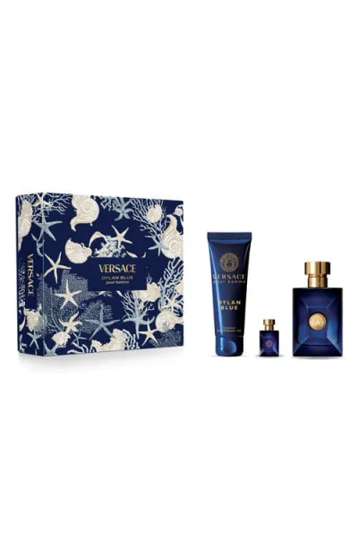 Versace Bylan Blue Eau De Toilette 3-piece Gift Set $161 Value In No Color