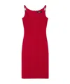 Versace Cady Midi Dress In Red