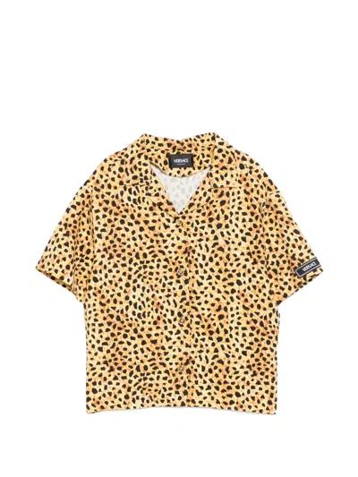 Versace Kids' Cady Shirt In Neutral