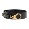 Versace Calf Leather Belt In Black