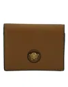 VERSACE CALF LEATHER COMPACT WOMEN'S WALLET