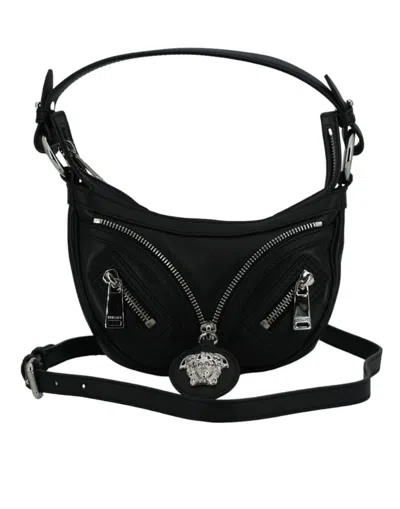 VERSACE CALF LEATHER HOBO MINI SHOULDER WOMEN'S BAG