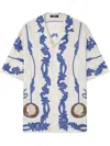 Versace Cameo Silk Shirt In Print