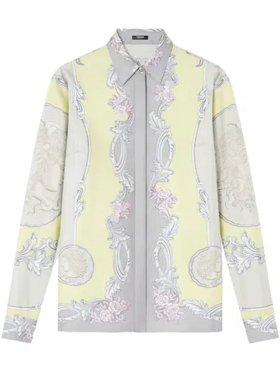 VERSACE CAMEO SILK SHIRT