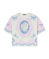 Versace Medusa Cameo Short-sleeve Cotton Jersey T-shirt In White