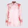 Versace Camisa - Color Carne Y Neutral In Dusty Rose/coral