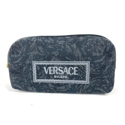 Pre-owned Versace Canvas Pouch () In Multi