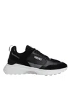 Versace Canvas Quad Fabric Medusa Low Top Sneaker Men's Shoes In Black