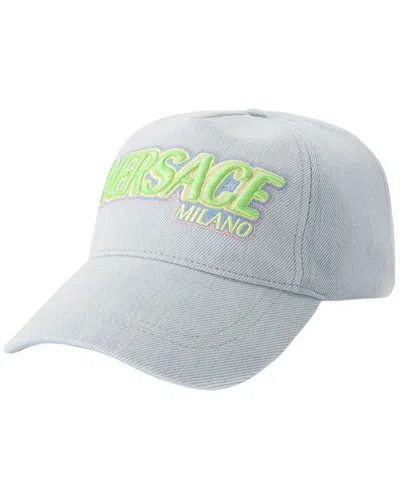 Versace Cap (authentic Pre-loved) In Blue