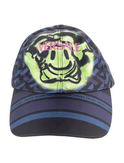 Pre-owned Versace Cap In Blue