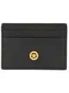 Versace Jellyfish Biggie Card Case In Black